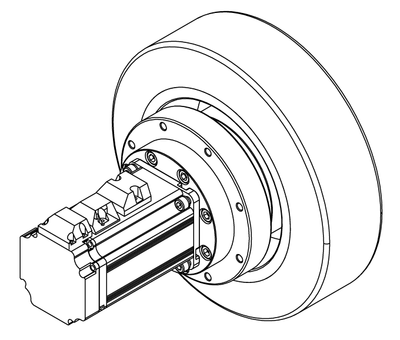PH200D-C1-007-00 凤凰动力卧式驱动轮/制动