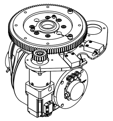 PH210DS-A3-008-10 凤凰动力AGV卧式舵轮