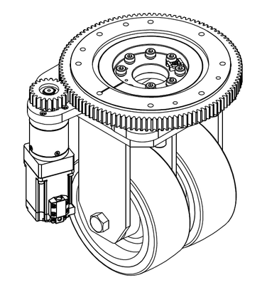 PH200S-A1-001-10 凤凰动力AGV电转向轮/卧式