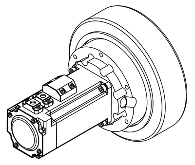 PH160D-C1-002-02 凤凰动力卧式驱动轮